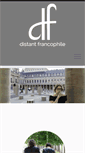 Mobile Screenshot of distantfrancophile.com