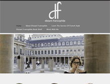 Tablet Screenshot of distantfrancophile.com
